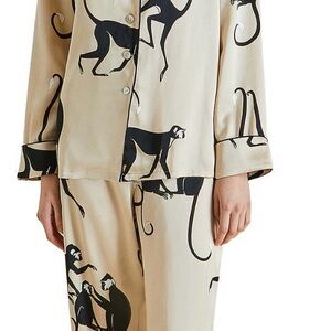 Olivia Von Halle Luxe Silk Pajama Set – Size XS ✨